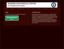 Tablet Screenshot of belmoreroadmedicalcentre.com.au